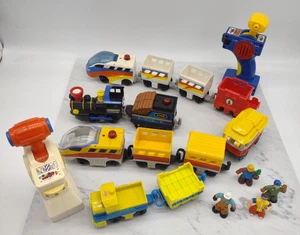 Fisher Price GeoTrax Timberline y motores Grand Central con autos controles remotos extras - Imagen 1 de 11