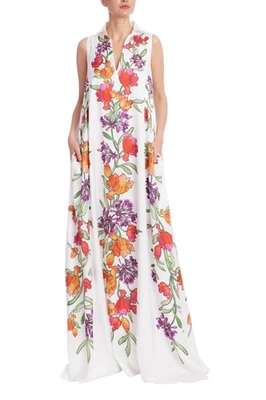 Badgley Mischka Collection Botanical Garden Gown  sz 0 Day-Dinner Floral  Print - Image 1 of 3