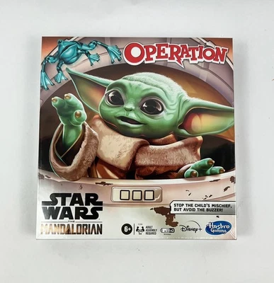 Star Wars Mandalorian Operation Board Game The Child Baby Yoda Disney Hasbro NEW - Image 1 of 4