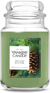 , Balsam & Cedar Fall Scented Candle, 22Oz Large Jar with up to 150 Hour Burn Ti - Picture 1 of 12