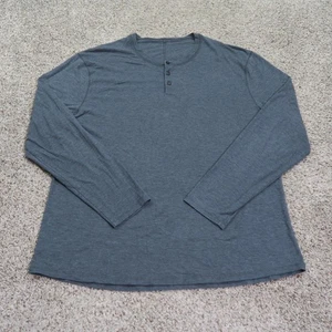 Lululemon Shirt Herren 2XL XXL grau 5 Jahre Basic Henley sportlicher Pullover Preppy - Bild 1 von 7
