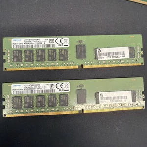 2x 16GB Samsung 1Rx4 PC4-19200 DDR4 2400Mhz 288Pin DIMM ECC SERVER Memory RAM DD - Picture 1 of 2