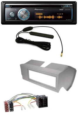 Pioneer CD USB Bluetooth DAB MP3 Autoradio für Fiat Panda (bis 2002) - grau - Bild 1 von 4