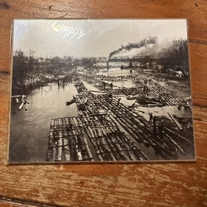 Vintage Sammlerstück 1900 Holzfäller Foto - Bild 1 von 2