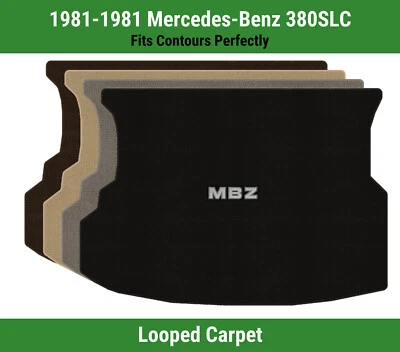 Alfombra de maletero Lloyd Classic Loop para Mercedes-Benz 380SLC '81 con apliques MBZ Foto 1 de 4