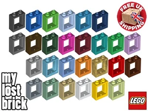 LEGO - Parte 60592 - Paquete de 5 marcos de ventana LEGO NUEVOS 1x2x2 + ENVÍO GRATUITO - Imagen 1 de 28
