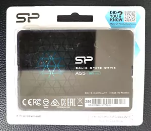 Silicon Power 256 GB SSD 3D Nand A55 SATA III 6 Gbps - Neu - Bild 1 von 2