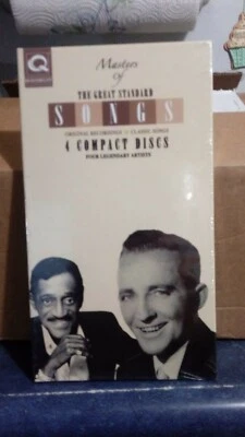 MASTERS OF GREAT STANDARD SONGS 4 CD SET CROSBY DAVIS COMO BRAND NEW AND SEALED - Image 1 of 2
