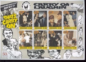 CARRY ON LAUGHLIN Commemorative Souvenir Sheet #2877 MNH - Grenada E43 - Picture 1 of 1