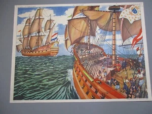 AT134 AFFICHE SCOLAIRE ECOLE ROSSIGNOL JEAN BART - SOLDATS LOUIS XIV - Imagen 1 de 6