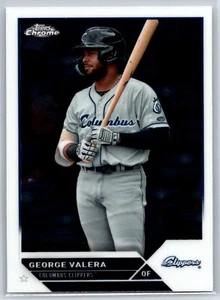 2023 Topps Pro Debut Chrome George Valera Rookie Columbus Clippers RC #PDC-64 - Picture 1 of 2