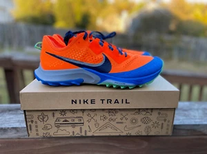 Nike Air Zoom Terra Kiger 7 Hiking Shoes Total Orange CW6062-800 Men Sz 10.5 NEW - Picture 1 of 9
