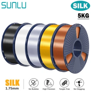 5KG SUNLU SILK PLA+ 3D Drucker Filament 1.75mm SILK 1KG/Roll ±0.02mm Mehrfarbig - Bild 1 von 29