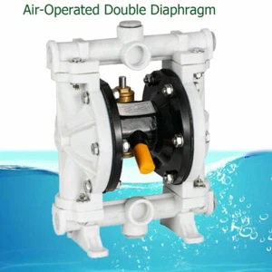 13 GPM luftbetriebene doppelte Membranpumpe Ein-/Auslass 100 PSI Erdölflüssigkeiten USA - Bild 1 von 10
