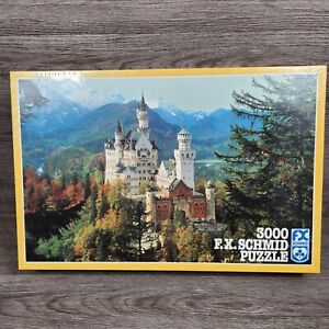 F.X. Schmid Neuschwanstein Bavaria Castle 3000 Piece Jigsaw Puzzle Bayern Sealed