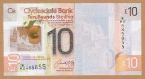 Super Rare Scarce Genuine 2018 Scotland GBP 10 Pounds with Major Mint ERROR   - Picture 1 of 2