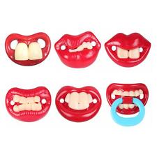 Mouth Baby Funny Dummy Pacifier  Novelty Teeth Children Soother Feeding Toy Tool