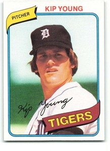1980 Topps #251 Kip Young NM++ Tigers ID:340840