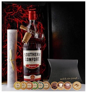 Southern Comfort Whiskeylikör + Edelschokolade + Glaskugelportionierer Geschenk - Bild 1 von 7