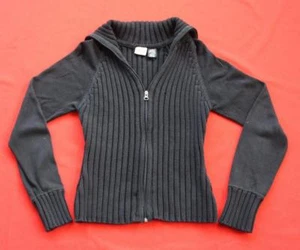 ARIZONA JEAN CO. Brand ~ Black Zippered Sweater ~ Size Juniors MEDIUM M - Picture 1 of 6