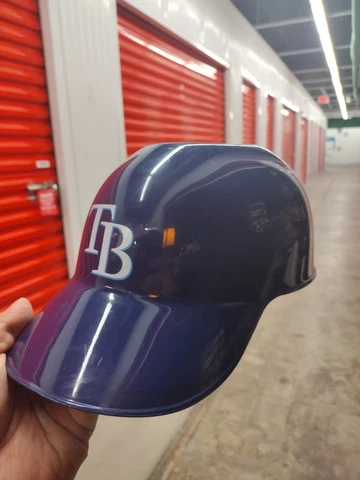 Rare Tampa Bay Rays Plastic Popcorn Helmet from Tropicana Field Made In USA Cover