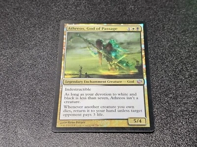 Light Play, English - 1 x  Athreos, God of Passage - Foil Journey into Nyx LP - Image 1 of 2