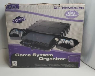 INTERACT ACESSORIES GAME SYSTEM ORGANIZER PS2 PLAYSTATION 2 WITH BOX - Image 1 of 4