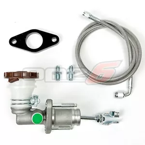 S2000 CMC CLUTCH MASTER CYLINDER KIT SILVER LINE & ADAPTER fits HONDA EG EK DC - Picture 1 of 5