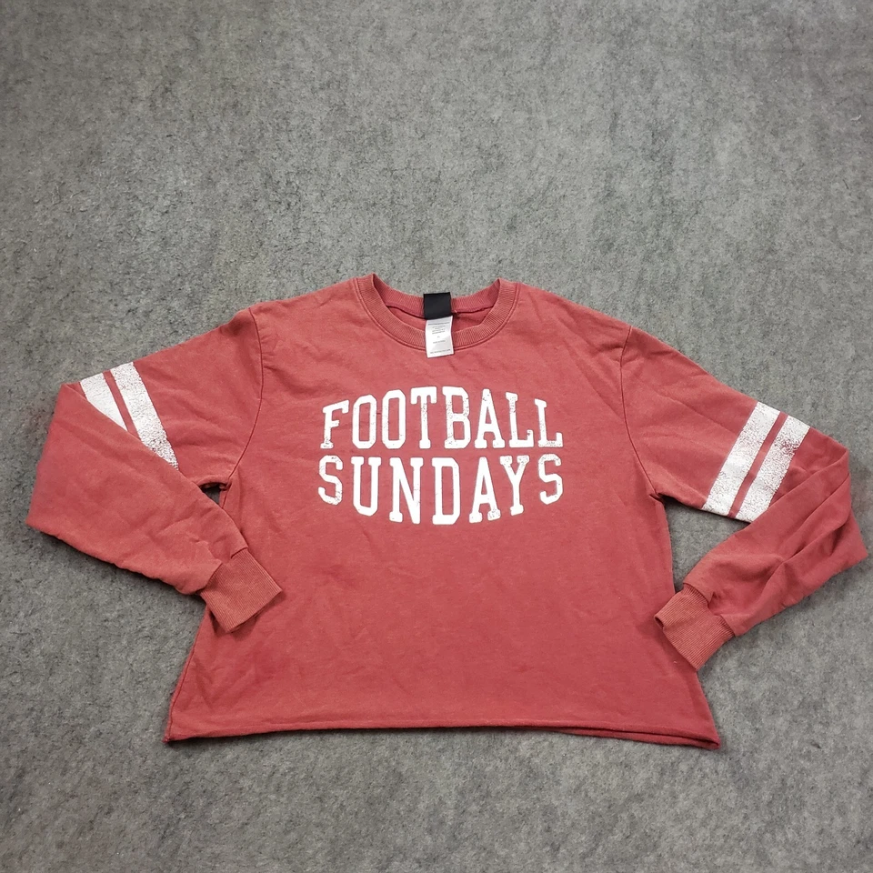 Camisa Lux Moderna Mujer Extra Pequeña Roja Manga Larga NFL Sunday Football Target Foto 1 de 4