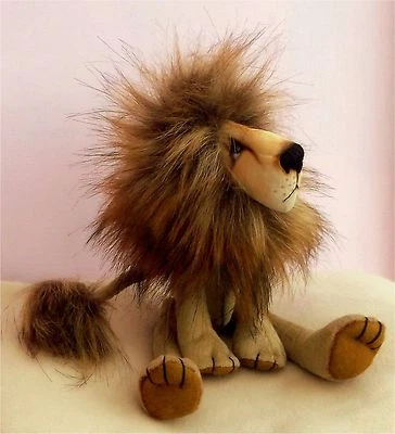 Charlie soft toy lion sewing KIT.   Kit makes 11" lion (22cm aprox) - Image 1 of 4