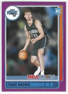 2021-22 NBA Hoops Purple #235 Franz Wagner RC Orlando Magic Michigan - Picture 1 of 1
