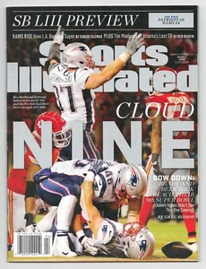 Gronkowski Patriots Brady Sports Illustrated no label 2019 NFL champions - Picture 1 of 2