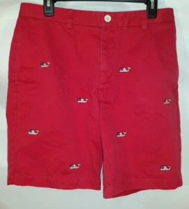 Vineyard Vines by Shep & Ian Shorts Mens 33 Embroidered Fish Tuna Flat Front - Picture 1 of 5