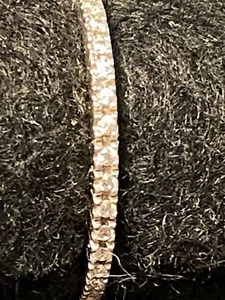 Sterling Silver Designer 1/2 Eternity Band  w/ .12 CZ TW From Retired Jeweler - Picture 1 of 5