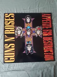 Guns N Roses - Appetite For Destruction LP 1987 Europe VG++ Rock Metal Original - Picture 1 of 7