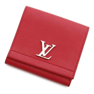 LOUIS VUITTON Portefeuille Rock Me 2 Compact Calf Leather Ruby M64308 - Picture 1 of 14
