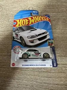 2021 Hot Wheels Treasure Hunt 98 SUBARU IMPREZA 22B-STi VERSION Rally Champs - Picture 1 of 1
