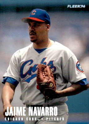1996 Fleer #324 Jaime Navarro Tiffany - Image 1 of 2