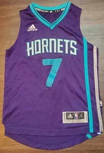Jeremy Lin #7 Charlotte Hornets Adidas NBA Youth Small Length +2 Jersey - Picture 1 of 7