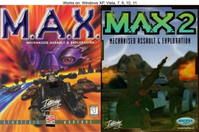 M.A.X. Mechanized Assault & Exploration PC Game Interplay Windows 10 11 max - Image 1 of 2