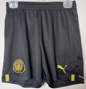 PUMA Manchester City Black Away Team Football Shorts Size UK 15-16 Years 2022-23 - Picture 1 of 8