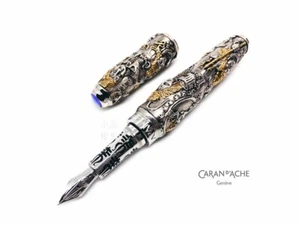 Caran d'Ache Limited Edition 108 Balaji Sterling Silver Fountain Pen - Picture 1 of 12