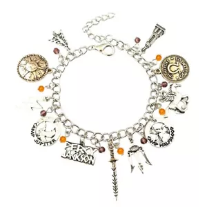 Percy Jackson, Charm Bracelet, Camp Half Blood, Riptide, Poseidon - Picture 1 of 1
