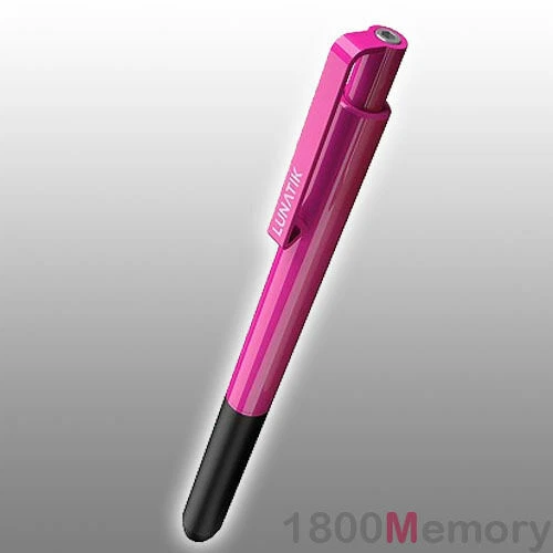 LUNATIK Polymer Touch Pen: Magenta for Apple iPhone 8, 7, 6, 5, 4 iPad Air Mini - Image 1 of 1