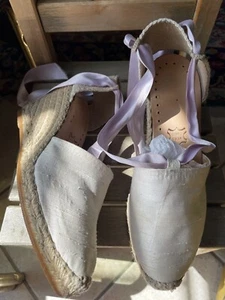 Espadrillas, sandali con zeppa color panna donna ragazza 37 - Foto 1 di 1