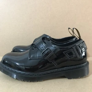 Dr. Martens Made In England Varley Buckle Patent UK Size 8 - Picture 1 of 12