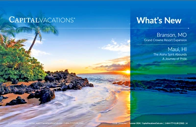 RCI/Capital Vacations 125.000 puntos multisitio y varias fechas tiempo compartido en venta Foto 1 de 4