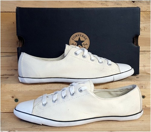 Scarpe da ginnastica basse Converse All Star in tela UK5 US7 EU38 505620 crema bianco