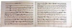 G.F. HANDEL. "Duetti del Sig. Hendell" - 18th C. copyist Manuscript. - Picture 1 of 2