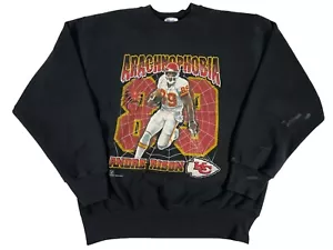 VTG RARE 1997 Kansas City Chiefs Pro Player Crewneck Sweatshirt Andre Rison Lg - Picture 1 of 15